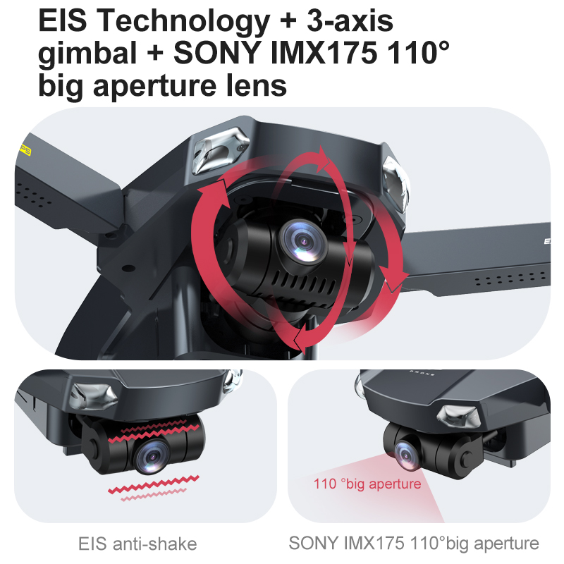 JJRC X20 3-Axis Gimbal Anti-sh - Jjrc Drone X20 recensie en prijs