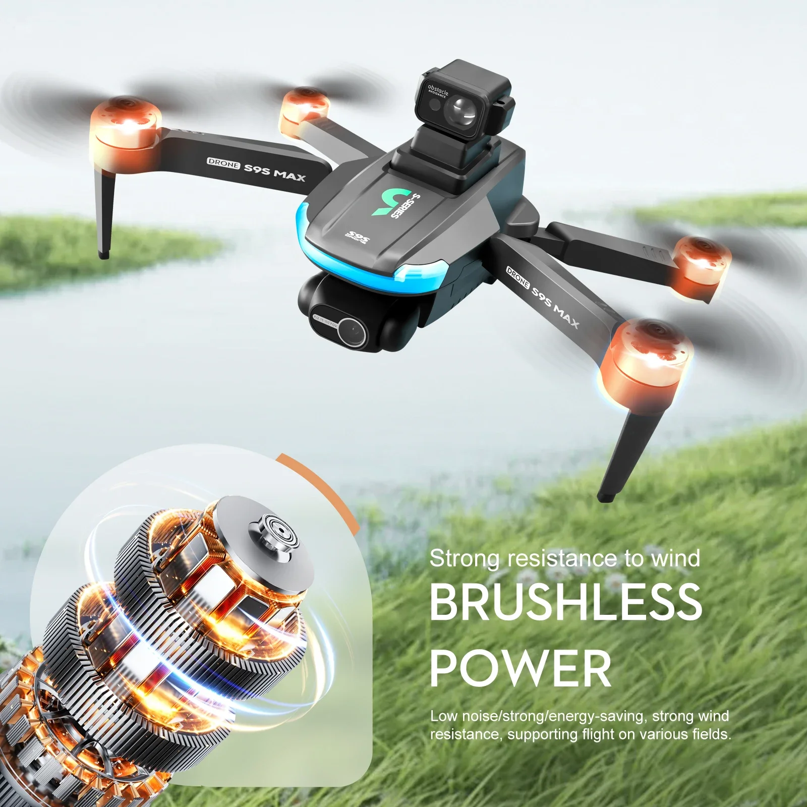 NIEUWE S9S MAX MINI Drone 4K 2 - Drone Gimbal 2 Axis recensie en prijs